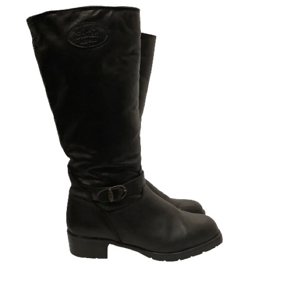 Bastien Shoes - BASTIEN WATERPROOF FLEECE LINED LEATHER TALL BOOTS SIZE 8 MADE IN CANADA 🇨🇦